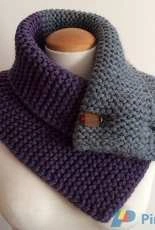 Two toned neck warmer by Mouton Rouge-English,Serbian-Free