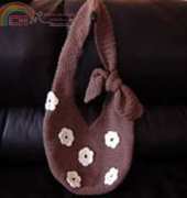 JT creations - Tatiana Jitnikova - Brown Bag with Flowers