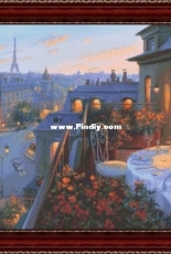Dina Cross Stitch - Paris City 2 - Free