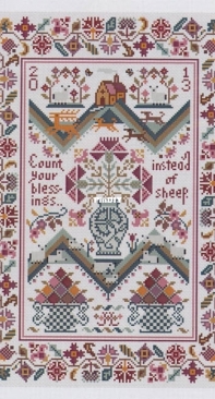 Long Dog Samplers - Count your Blessings - XSD