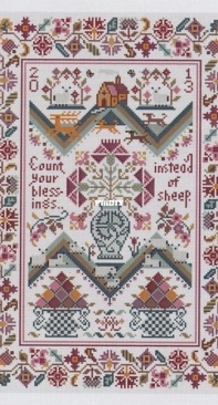 Long Dog Samplers - Count your Blessings - XSD