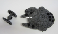 Crafty ghoul - Starling - Star wars Millennium Falcon and Tie Fighter - Free