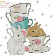 Tea For Two by Tabitha Emma from CrossStitcher 263 XSD