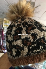 Gin*s Leopard Hat by Tricia Perkins-Free