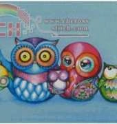 HAED HAEANK 2234 A Crazy Wonderful Owl Family by Annya Kai XSD