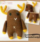 Mr Moose- Tentacle crochet