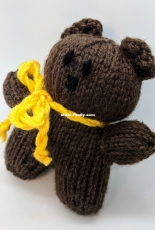 Tiny Teddy Bear by Heather Wright-Free