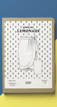 Make My Lemonade - Ebony Skirt - Sizes 34-48 - English, French