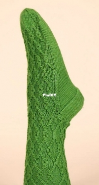 Intertwined Socks by Maureen Foulds