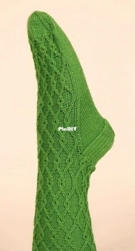 Intertwined Socks by Maureen Foulds