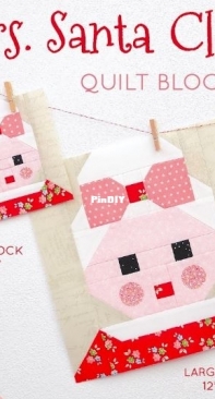 Mrs Santa claus quilt pattern from ellisandhiggs