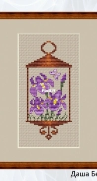 Irises In The Lantern by Dasha Benzeva