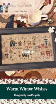 Pansy Patch Quilts & Stitchery PPQS072 - Warm Winter Wishes by Lori Pengelly