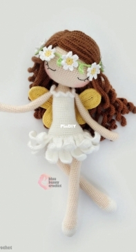 Bluu Bunny Crochet - Renata Volent - Fairies - Mila Doll - Spanish and Portuguese