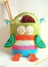 CosmonautLlama - AllSoCute - Seren - Owl Bag Crochet- English