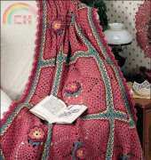 Flowering Pineapple Afghan by Agnes Russell 1998
