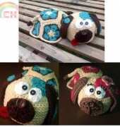 Sarah Tompkins Designs- Spot and lady puppy