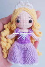Hua Kai Yi Duo Xiao Mao Qiu - Qiuer Handmade - Princess Collection - Rapunzel - Chinese
