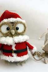 Nowacrochet - Tamara Nowack - Festette the christmas owl
