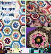Jessie Rayot- Flowers to Hexagon Granny blanket- Free