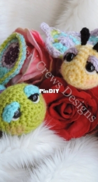 Teri Crews Designs - Teri Crews - Cute Flutter Flies - Dragonfly and Butterfly