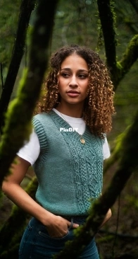 Rockhound Vest by Abbye Dahl, Selena Shepard - Wool and Pine