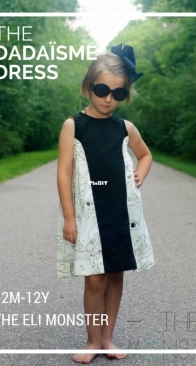 The Eli Monster - The Dadaïsme Dress - Sizes 12mo-12yrs