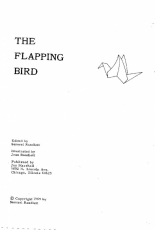 The Flapping Bird- Basic Paper Folding - Samuel Randlett