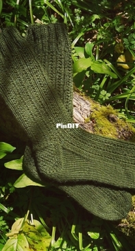 Crow Path Socks by Hedgewoven