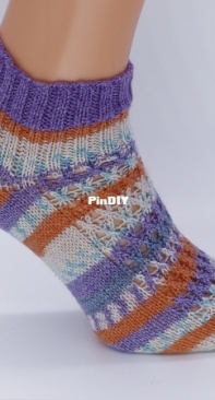 Sofina Sonne Socken by Heike Häuptner-German-free