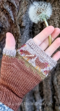 Dont forget the Chickens! Mitts by Sophie Skinner-Free