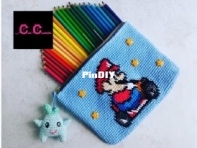 Cat Camila - Yessica Miranda - Pencil case Mario - Lapicera Mario - Spanish