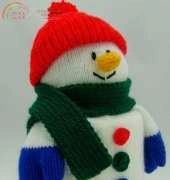 Snowman Toilet Tissue Cover... Knitting by Post