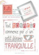 Lili Points D009 - Plateau petit déjeuner