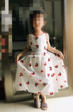 Girls cherry dress