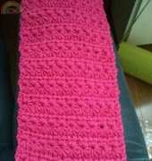 pink scarf