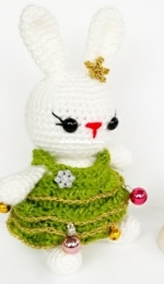 The Cozy Chipmunk - Christmas Tree Bunny - Free