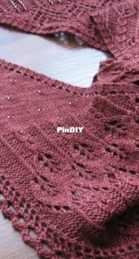 Seeds to Flowers Shawl by Kristina Vilimaite / AnimaKnits