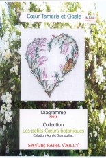 Savoir Faire Vailly 70015 Coeur Tamaris et Cigale by Agnes Granouillac