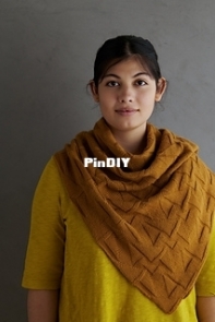 Triangular Triangles Wrap by Purl Soho free