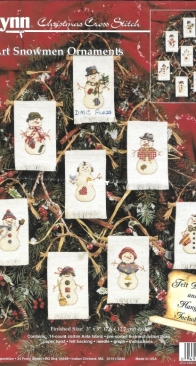 Janlynn 21-93 - Folk Art Snowmen Ornaments by Judy Suleski