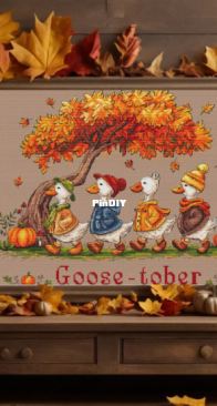 Goose-tober by Anastasiia Yermakova XSD