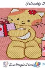 Two Magic Pixels - Friendly Kitten