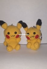 Mis llaveros de pikachu 