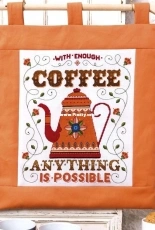 Crazy For Coffee Sampler by Emma Congdon from Cross Stitch Gold 146