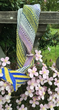 Ten Bump Shawl by Judi Hurst-Free
