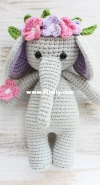 Amigurumi Today - Unknown Designer - Cuddle Me Elephant Amigurumi Pattern - Hungarian - Translated - Free