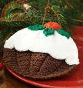 Lily Sugar n Cream - Christmas Pudding Dishcloth-knit