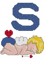 ABC Cupido S from Las Labores de Ana Baby 25 PCS