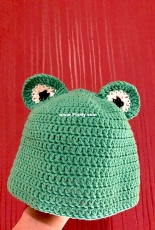 Maschenkunst - Daniela Johannsenova - Frog Hat - German - Free